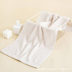 LONG PLUSH SOLID COLOR HOUSEHOLD COTTON TOWEL_CWMM2304