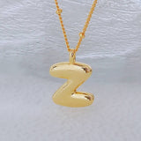 18K GOLD 26 LETTERS CUTE HIP HOP PENDANT NECKLACE_CWMM5871