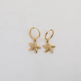 CREATIVE STAINLESS STEEL MIRROR PENDANT EARRINGS_CWMM5723