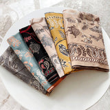 PRINTED TASSEL SHAWL BLANKET SCARF FOR OFFICE FALL_CWASC0191