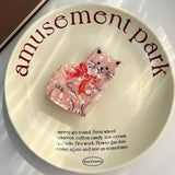 BOW CAT ACETATE HAIR CLAW CUTE SHARK CLIP FOR BUN_CWAHA5823