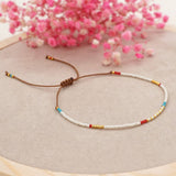 HAND WOVEN MILLET BEADED STACKING BRACELET_CWMM3799