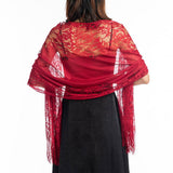 FASHIONABLE EVENING HOLLOW LACE SHAWL_CWASC1072
