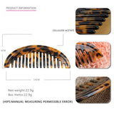 MARBLE TEXTURE 4MMU ACETATE HAIR COMB_CWAHA4188