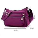 NYLON WATER REPELLENT CROSSBODY SHOULDER BAG_CWASC1744