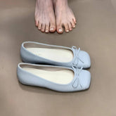 HIDDEN HEEL BOW LOAFERS FOR WORK COMFORT_CWSHF0159