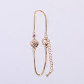 DECEMBER FLOWERBRACELET ZIRCON PENDANT BRACELET_CWAJE1617