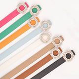 CLASSIC RHINESTONE BUCKLE BELTS FOR WOMEN_CWABE0390