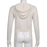 Warm Hooded Zipper Sport Zipper Cardigan