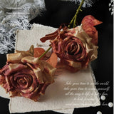 Vintage Faux Wilted Rose Bouquet With Ink Stains_Cwmm6513