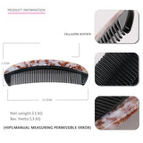 NOTANGLE HORN COMB ACETATE GRADIENT TOOTH HAIRCOMB_CWAHA4194