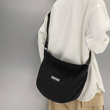 Simple Solid Color Casual Letter Crossbody Bag_Cwab1768