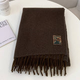 Winter Solid Acrylic Blend Scarf Neckwarmer_Cwasc2298