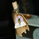 BOHEMIAN TASSEL CREATIVE RAINBOW KEYCHAIN_CWMM1208
