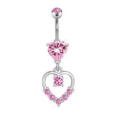 Zircon Heartvel Ring Hypoallergen Steel_Cwmm9313