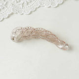 Bow Banana Hair Clip Elegant Ponytail Holder_Cwaha07559