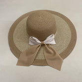 SUMMER OUTDOOR BOW SUN PROTECTION STRAW HAT_CWAH3565
