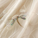 3D DRAGONFLY EMBROIDERED TULLE MAXI SKIRT_CWBMS0395