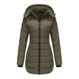 Waterproof Cotton-Padded Jacket With Removable Cap