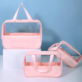 3SET PORTABLE TRANSPARENT WATERPROOF WASH BAG_CWAB0549