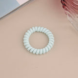 Cwaha1379_Simple Frosted Phone Cord Hair Tie