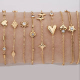 LUXURY GOLD PLATED ZIRCON ADJUSTABLE BRACELET_CWMM3887