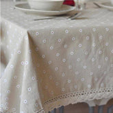 LACE DETAILED MULTI PATTERN TABLECLOTH_CWMM0017
