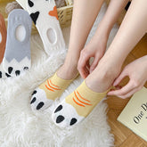 CUTE CAT PAW BOAT SOCKS SUMMER INVISIBLE SOCKS_CWMS0514