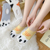 CUTE CAT PAW BOAT SOCKS SUMMER INVISIBLE SOCKS_CWMS0514