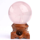 NATURAL ROSE QUARTZ CRYSTAL BALL_CWMM8113