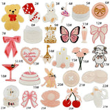 CUTE SOLID COLOR CARTOON BOW EMBROIDERED PATCH_CWMM4027
