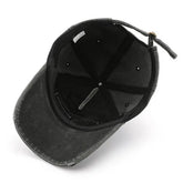 Vintage Baseball Cap With Letter Patch Cwah1274