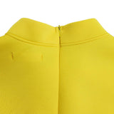 LANTERN SLEEVE HIGH WAIST BOW OVERSIZED DRESS_CWDMD3664