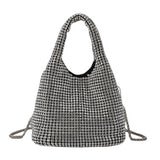 PORTABLE BUCKET BAG ELEGANT RHINESTONE EVENING BAG_CWAB3586