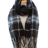 NEW TASSEL CHECKERED SCARF FOR FALL WINTER_CWASC0869