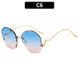 FASHIONABLE AND HIGH END RIMLESS SUNGLASSES_CWASG0383