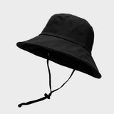 Uv Protection Wide Brim Bucket Hat For Summer_Cwah3892