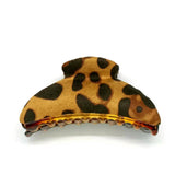 ELEGANT LEOPARD PU LEATHER HAIR CLAW CLIP_CWAHA6370