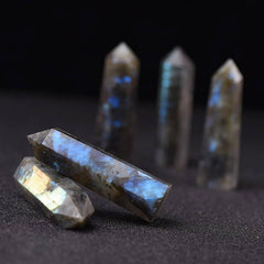 MOONSTONE CRYSTAL HEX FACET WAND_CWMM8104