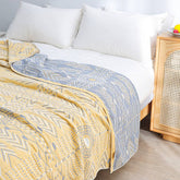 AIR CONDITIONING COTTON TASSEL BLANKET_CWMM1613