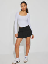 Solid-Color Anti-Light Safety Pants Short Skirt
