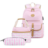 STRIPED BACKPACKS FOR SCHOOL GIRLS TRAVEL BAG_CWAB5497