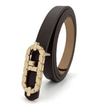 Women Simpleniche Design Thin Belt_Cwabe0179