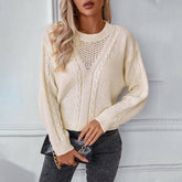 Vintage Kink Sweater With Solid Hollowed Pullover