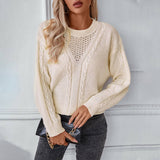 Vintage Kink Sweater With Solid Hollowed Pullover