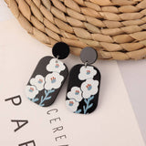 SWEET GIRL COLORFUL FLOWER ACRYLIC EARRINGS_CWAJE3993