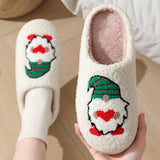 HOME CHRISTMAS CUTE DWARF WARM COTTON SLIPPERS_CWMM3070