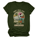STYLISH WOMENS TEE DONT MESS WITH PRINT_CWTTS1524