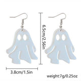 HALLOWEEN GHOST GOTHIC EARRINGS_CWAJE2423