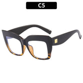 FASHIONABLE LARGE FRAME ANTI BLUE LIGHT GLASSES_CWASG0371